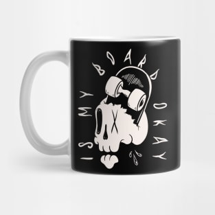 Skater - Is my Board Okay? Skate Skull Meme Mug